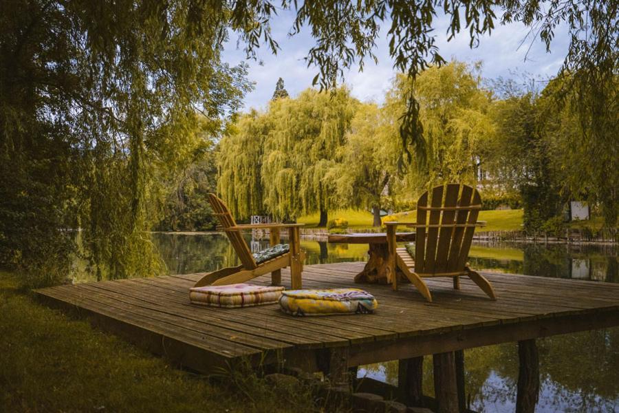 Grez-sur-Loing Le Chalet Du Bout Du Monde, En Bord De Riviere ! מראה חיצוני תמונה